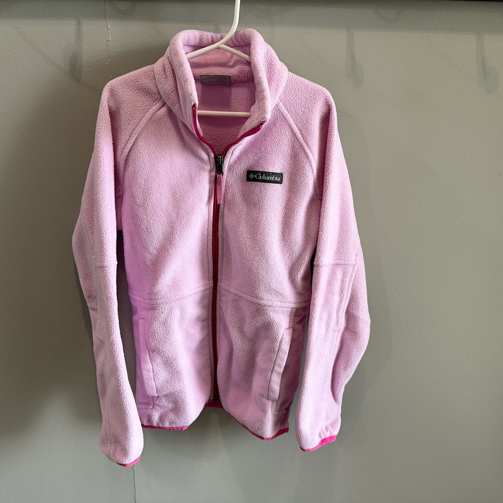 Columbia Kids' Pink Fleece Jacket - Cozy Zip Front